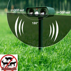 Solar Ultrasonic Animal Repeller with PIR Motion Sensor
