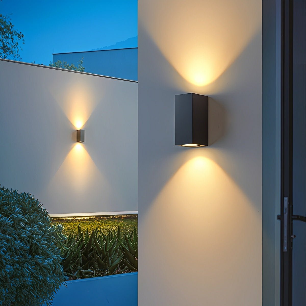 Square Outdoor Wall Washer Light with LED and IP54 Rating