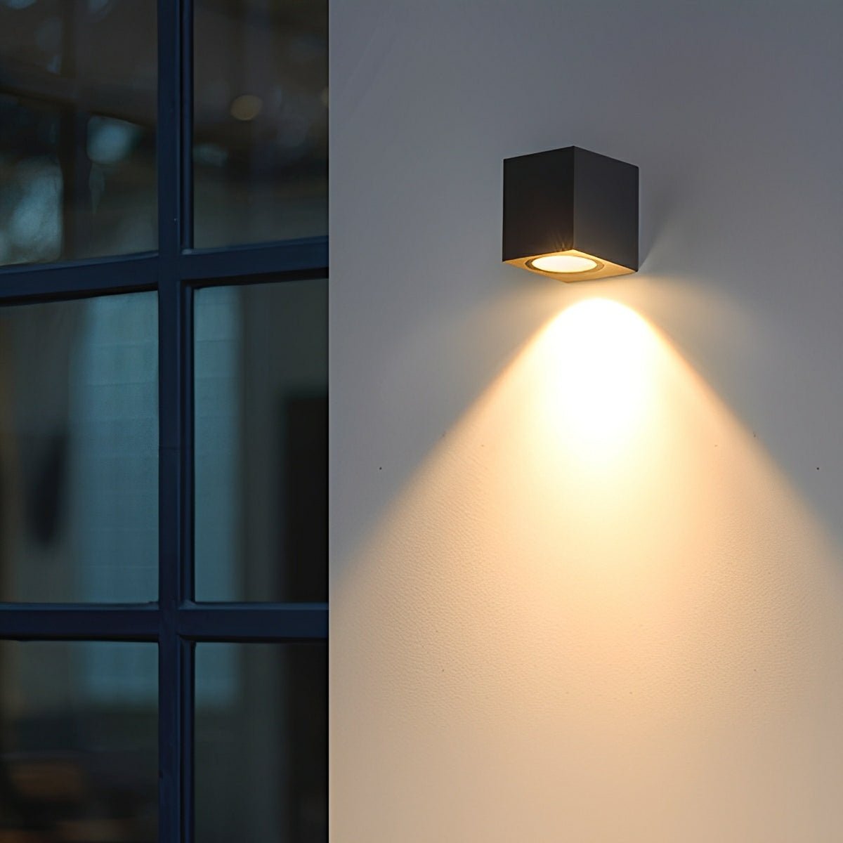 Square Outdoor Wall Washer Light with LED and IP54 Rating