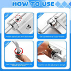 Stainless Steel Automatic Door Closer with Adjustable Screws