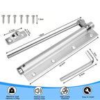 Stainless Steel Automatic Door Closer with Adjustable Screws