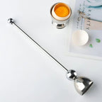 Stainless Steel Egg Cracking Tool for Raw Cooked Eggs