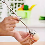 Stainless Steel Egg Cracking Tool for Raw Cooked Eggs
