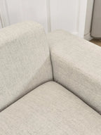 Stretch Sofa Cover Cross Pattern Egg Shell Micro Fabric