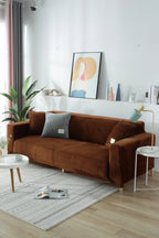 Stretch Sofa Cover Micro fabric Elastic Hem Fit