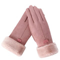 Textile Winter Gloves with Touchscreen Fingers and Adjustable Heat
