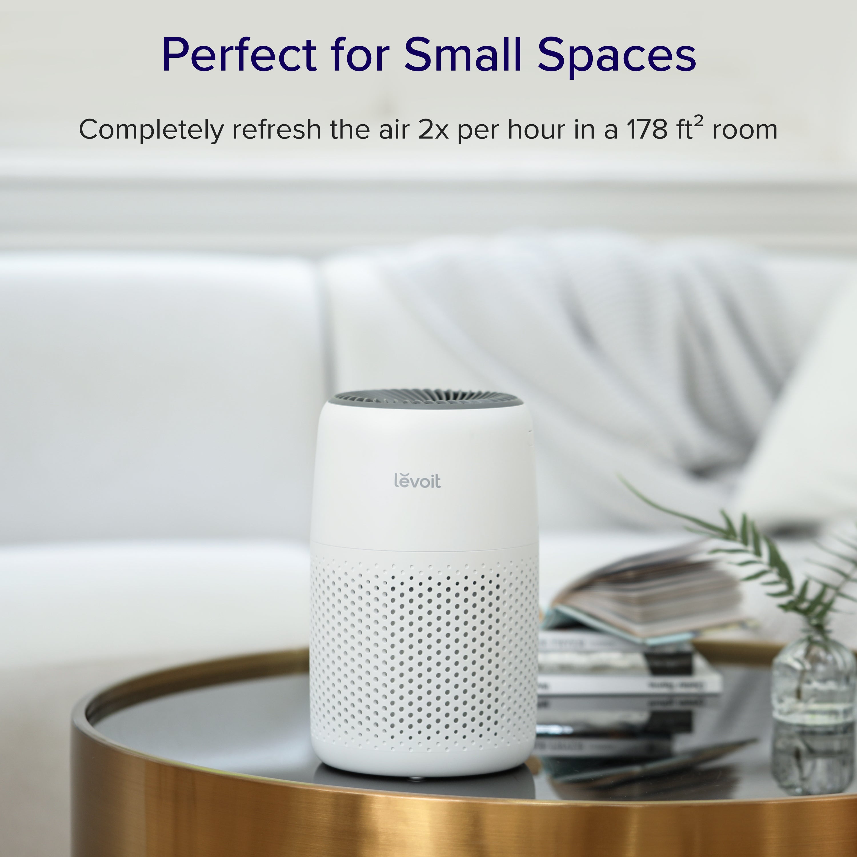 Three Layer HEPA Filter Air Purifier with Aroma Pad