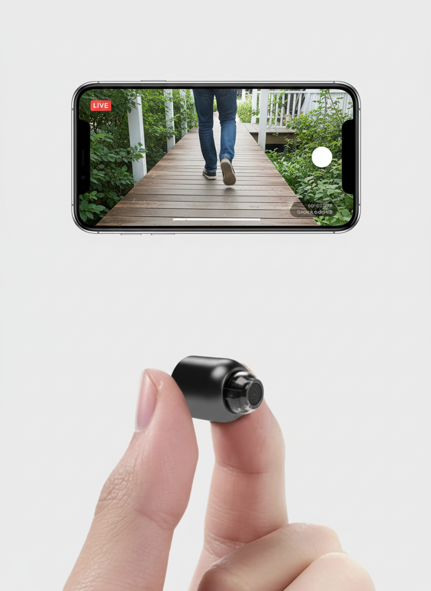 Two Pack Mini WiFi Security Cameras with 32GB Cards