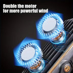USB Desktop Fan with Rechargeable Lithium Battery Touch Controls