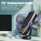 USB Desktop Fan with Rechargeable Lithium Battery Touch Controls