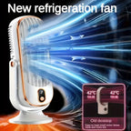 USB Desktop Fan with Rechargeable Lithium Battery Touch Controls