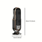 USB Desktop Fan with Rechargeable Lithium Battery Touch Controls