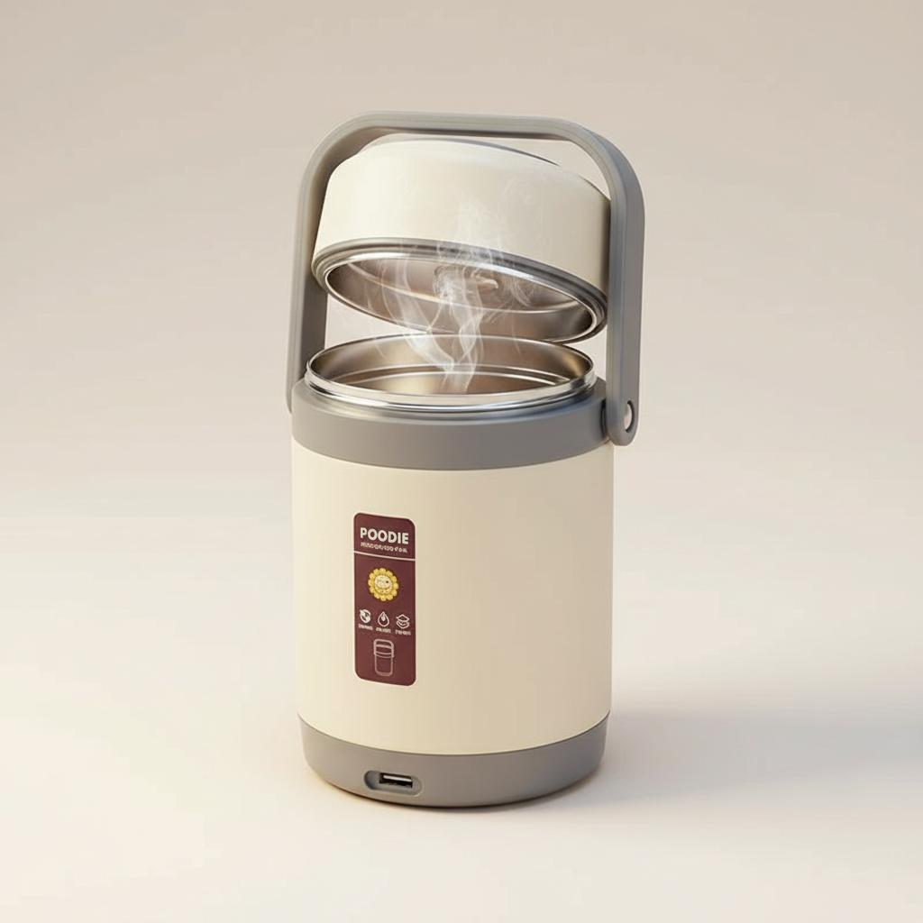 USB Heated Stainless Steel Lunch Box 304 Liner