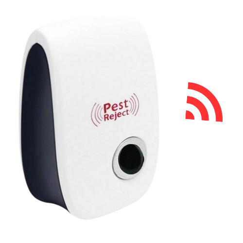 Ultrasonic Squirrel Deterrent Device with Electric Power Source