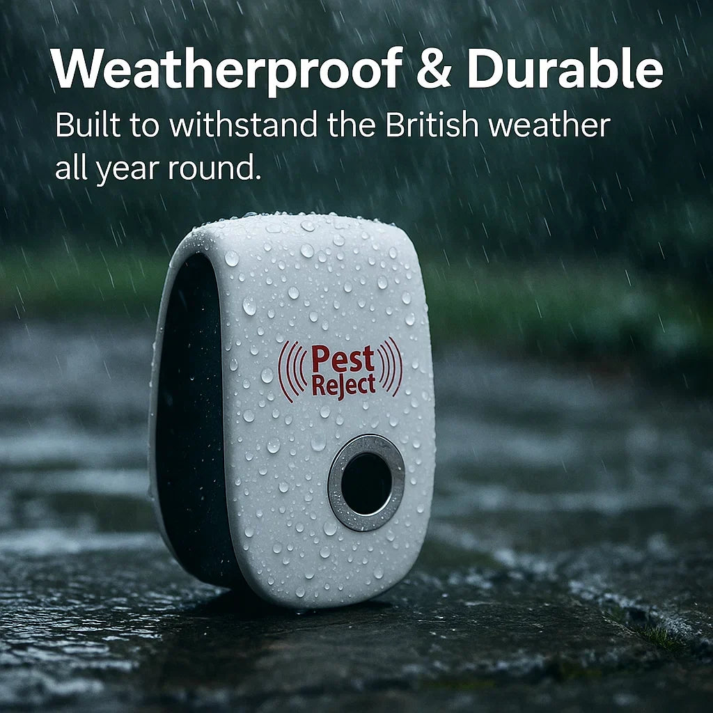 Ultrasonic Squirrel Deterrent Device with Electric Power Source