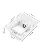 White Aluminium Indoor LED Step Light with Motion Sensor