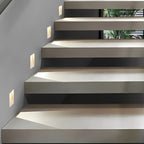 White Aluminium Indoor LED Step Light with Motion Sensor