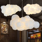 White Two Shade Ceiling Lamp with Adjustable Cable Fitting