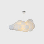White Two Shade Ceiling Lamp with Adjustable Cable Fitting