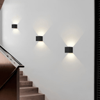 Wireless Aluminium Acrylic Wall Lamp with Motion Sensor LED