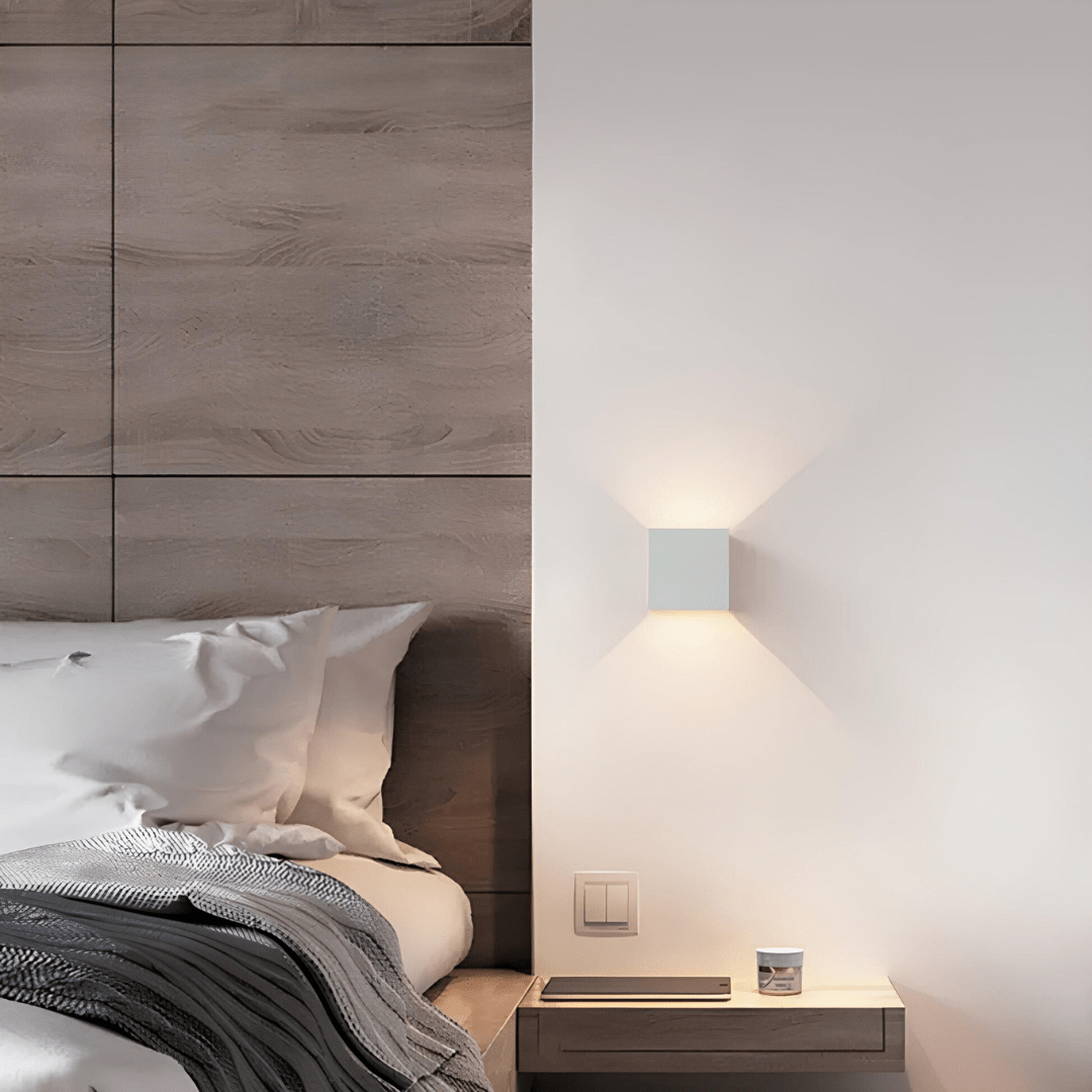 Wireless Aluminium Acrylic Wall Lamp with Motion Sensor LED
