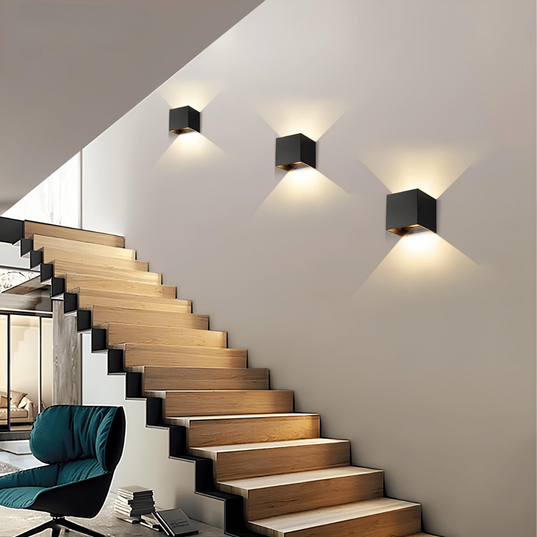 Wireless Aluminium Acrylic Wall Lamp with Motion Sensor LED