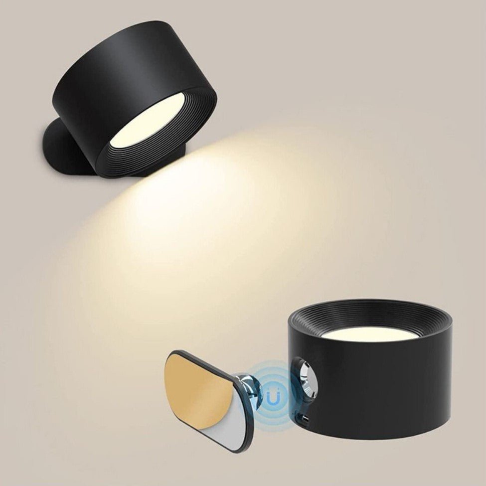 Wireless Magnetic Wall Lamp with 360 Degree Rotatable LED Lighting