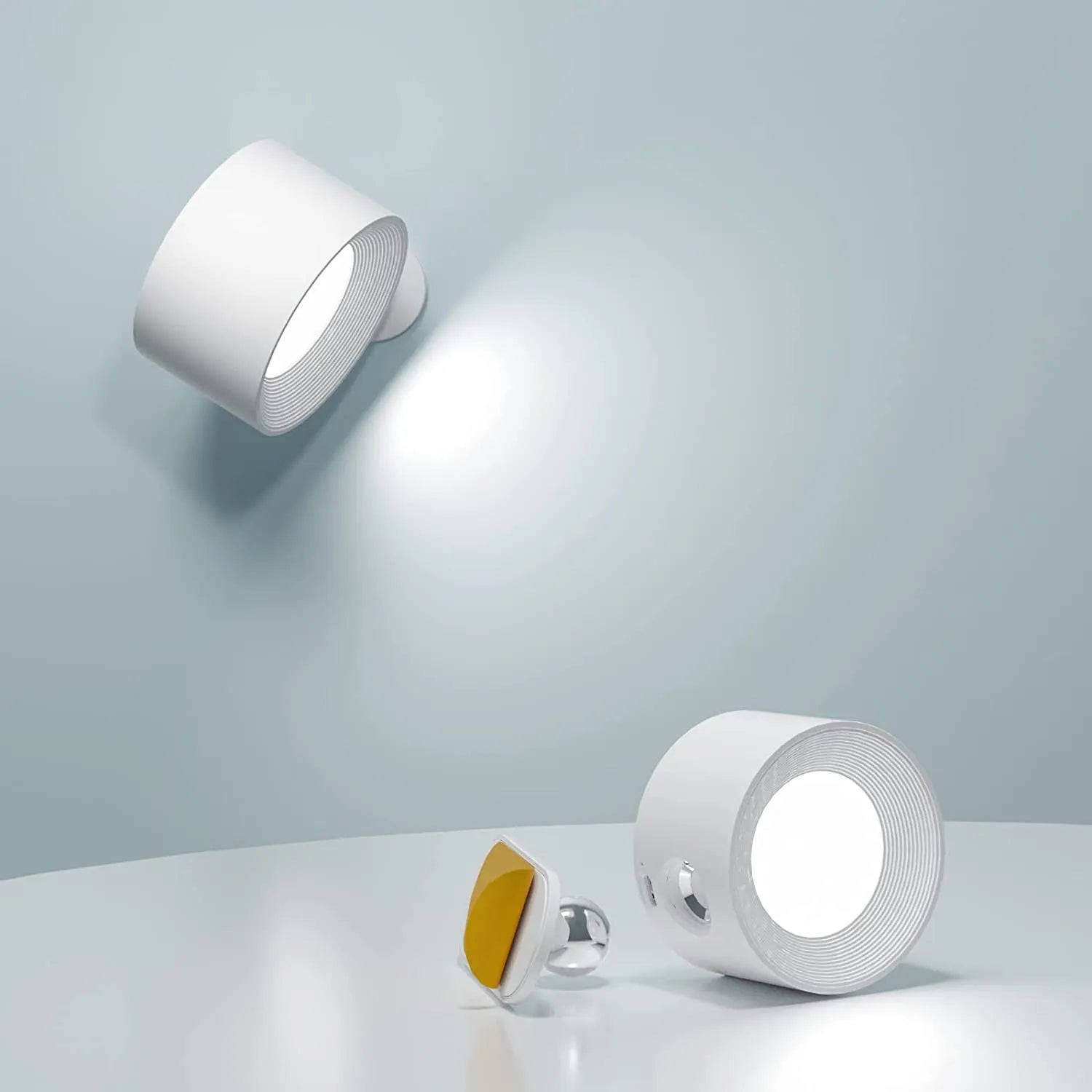 Wireless Magnetic Wall Lamp with 360 Degree Rotatable LED Lighting