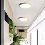 Wood and Plastic LED Ceiling Light with SMD Socket and 110V to 240V