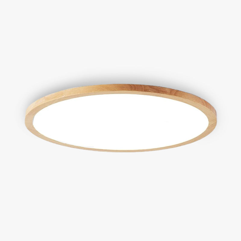 Wood and Plastic LED Ceiling Light with SMD Socket and 110V to 240V