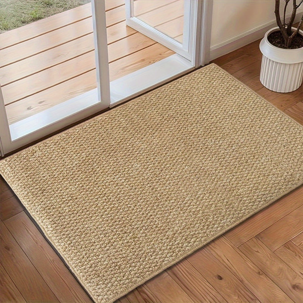 Woven Polyester Doormat with Multiple Size Options