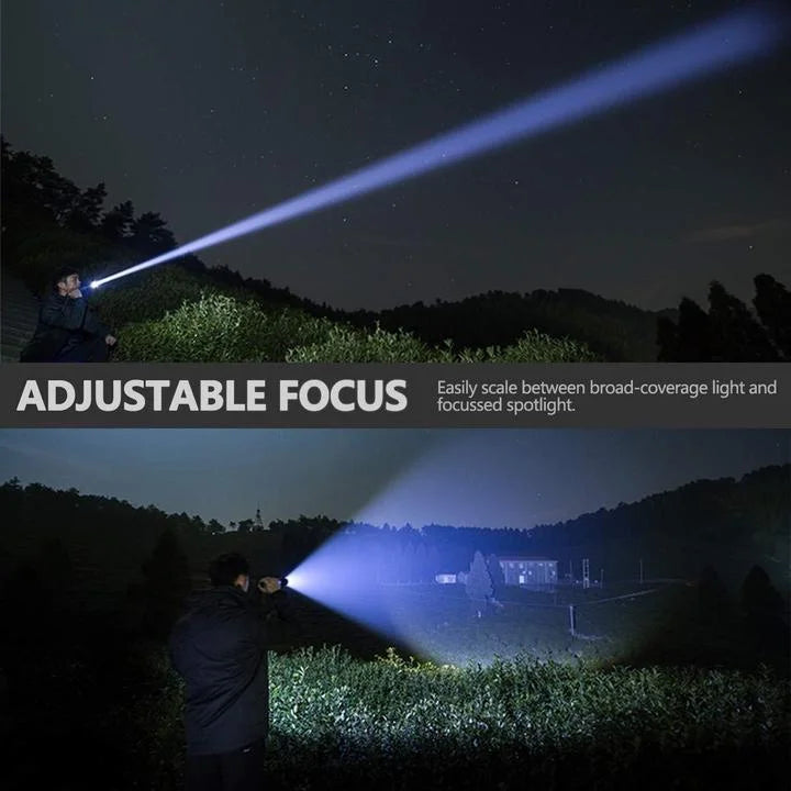 XHP 50 LED Flashlight with Micro USB Charging