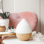 Wood Finish Aroma Diffuser Ultrasonic with LED Light