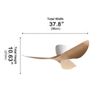 6 Speed DC Motor Ceiling Fan with Reverse Function