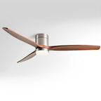 Wood Blade Ceiling Fan Light with DC Motor and Remote