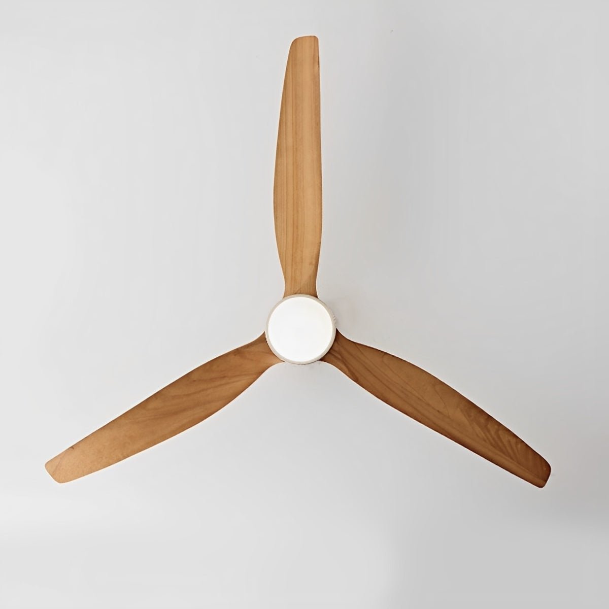 Wood Blade Ceiling Fan Light with DC Motor and Remote