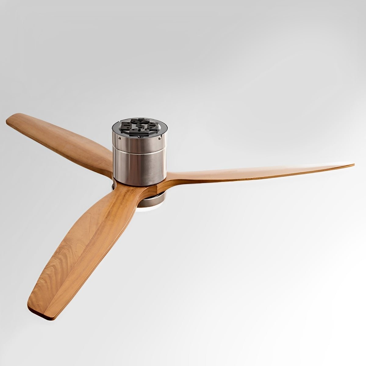 Wood Blade Ceiling Fan Light with DC Motor and Remote