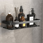 Metal Suction Cup Bathroom Shelves Without Tool Installation