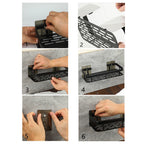 Metal Suction Cup Bathroom Shelves Without Tool Installation