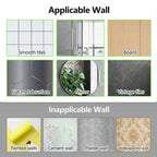 Metal Suction Cup Bathroom Shelves Without Tool Installation