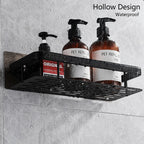 Metal Suction Cup Bathroom Shelves Without Tool Installation