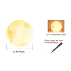 Moon Ball Outdoor Landscape Light with LED Solar Power